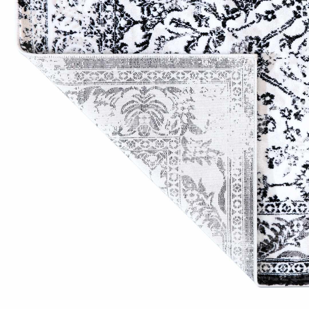 Modern Abstract Area Rug - Beige, Gray, Taupe, Off-white - RUB-27109-CRE-3X5-5.1 - Arconiz