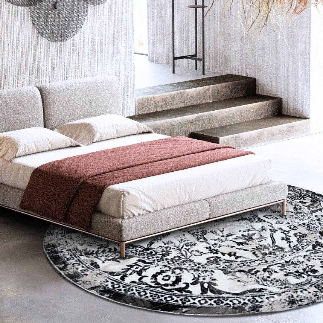 Modern Abstract Area Rug - Beige, Gray, Taupe, Off-white - RUB-27109-CRE-3X5-5.1 - Arconiz