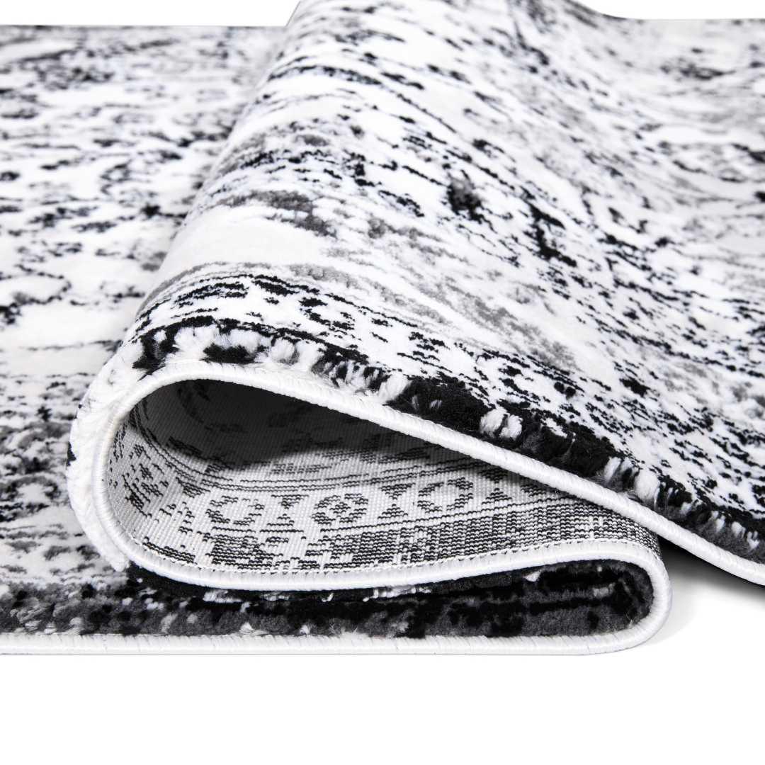 Modern Abstract Area Rug - Beige, Gray, Taupe, Off-white - RUB-27109-CRE-3X5-5.1 - Arconiz