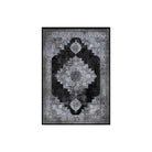 5x7 Black and White Area Rug - Soft, High Density, No Shedding - RUB-27216-BLA-5X7-5.1 - Arconiz