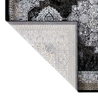 5x7 Black and White Area Rug - Soft, High Density, No Shedding - RUB-27216-BLA-5X7-5.1 - Arconiz