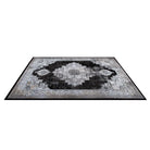 5x7 Black and White Area Rug - Soft, High Density, No Shedding - RUB-27216-BLA-5X7-5.1 - Arconiz