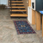 Machine Washable Blue Area Rug, Navy/Light Blue/Cream/Red/Indigo - SAP-P1114-BLU-2X3-3.1.1 - Arconiz