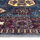 Machine Washable Blue Area Rug, Navy/Light Blue/Cream/Red/Indigo - SAP-P1114-BLU-2X3-3.1.1 - Arconiz