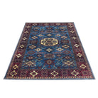 Machine Washable Blue Area Rug, Navy/Light Blue/Cream/Red/Indigo - SAP-P1114-BLU-2X3-3.1.1 - Arconiz