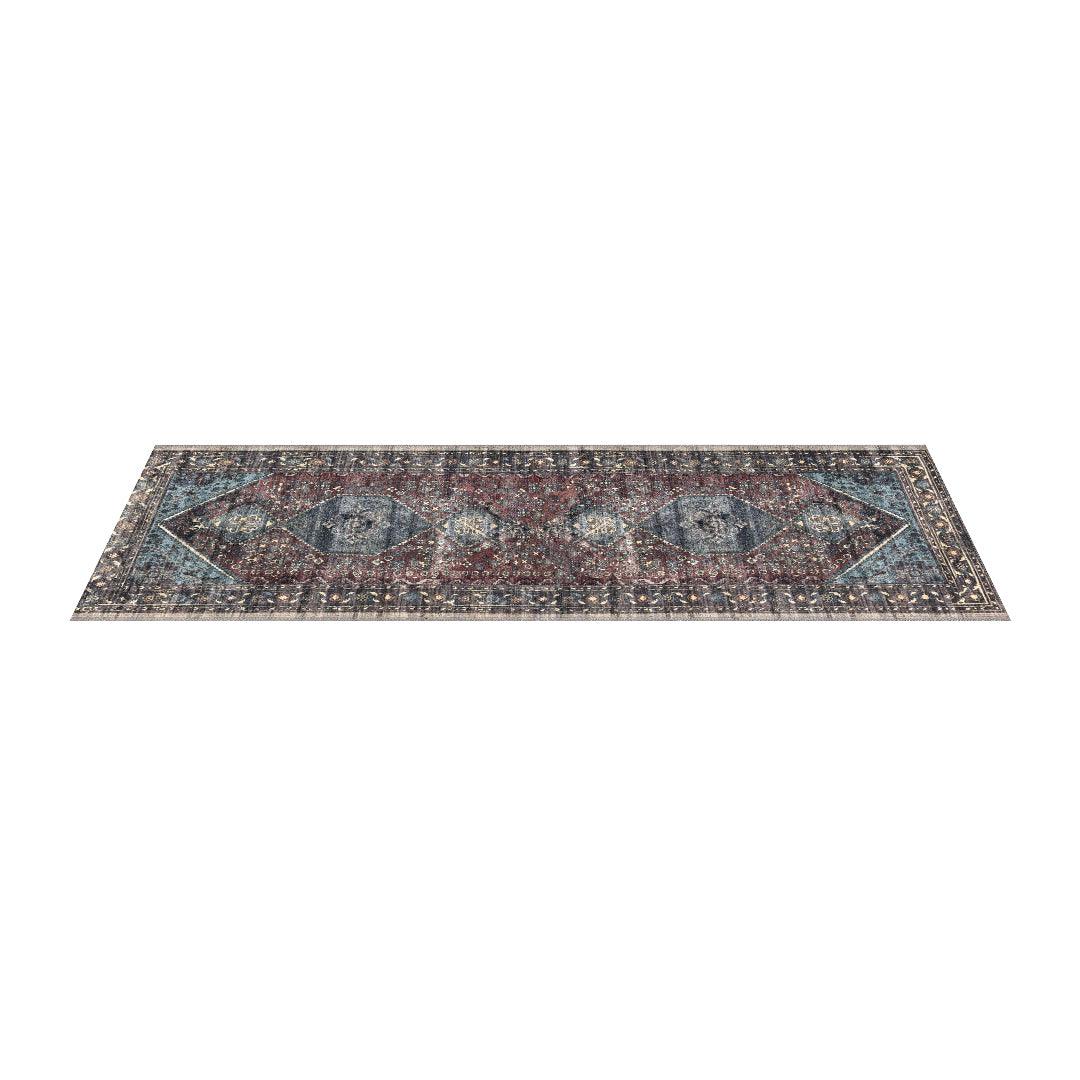 Machine Washable Area Rug, Charcoal - Eco-Friendly Recycled Material - SAP-P1103-MUL-2X3-4.1.1 - Arconiz