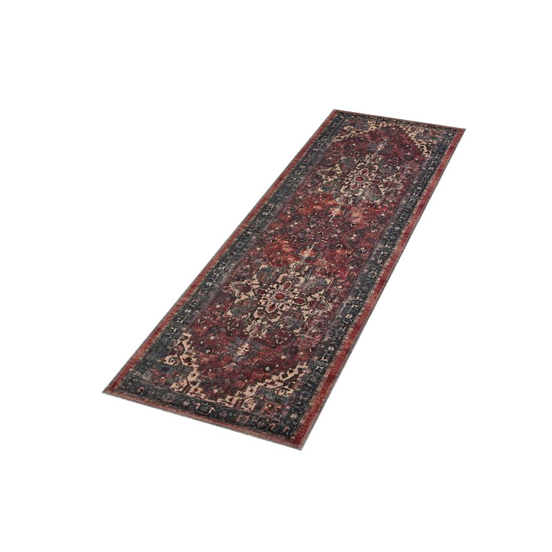 Machine Washable Burgundy Vintage Area Rug - SAP-P1103-MUL-2X3-5.1.1 - Arconiz