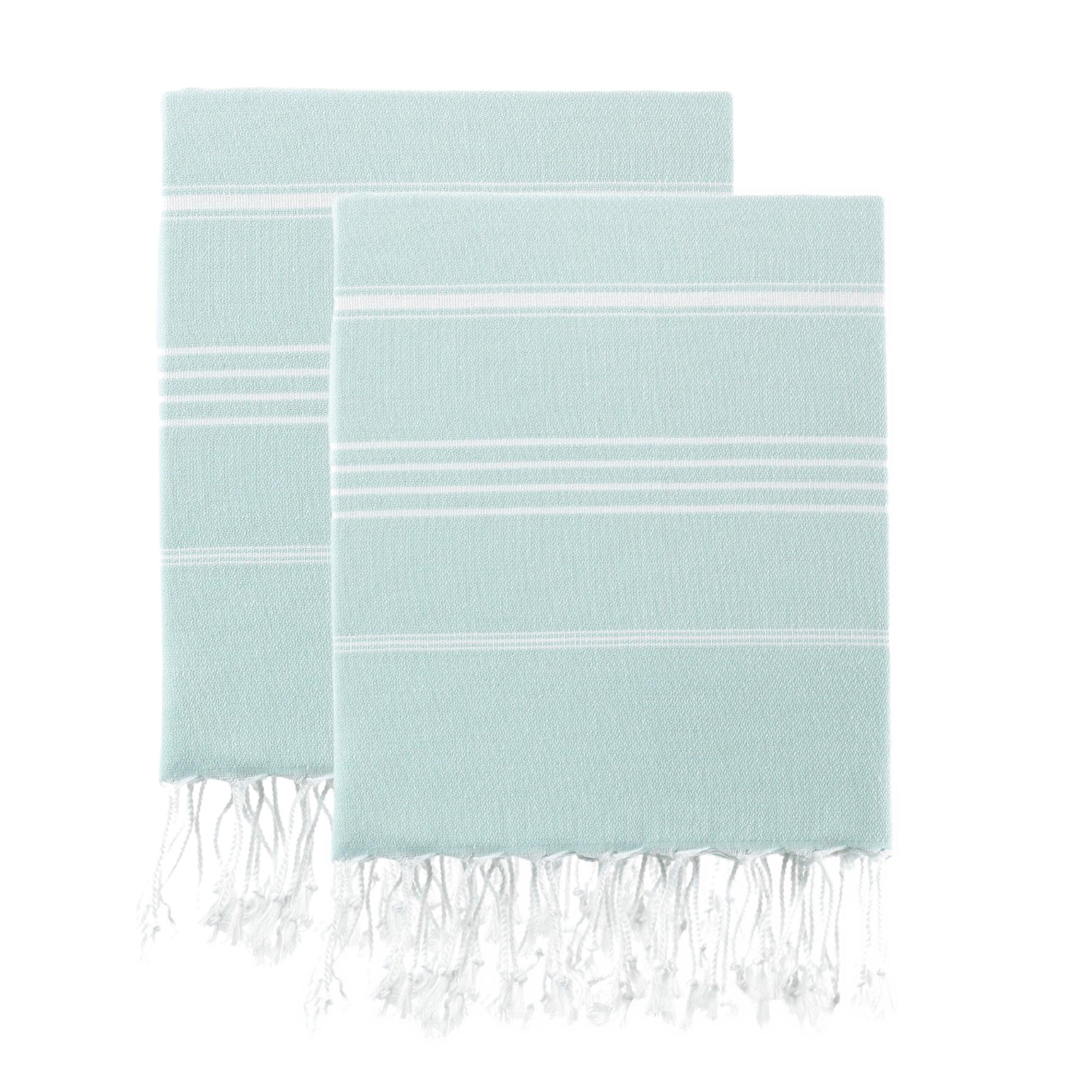 Luxurious Turkish Cotton Beach Towel Set (2 Pack) Blue - Sul-Pest-285-95175-2S-Blue - Arconiz