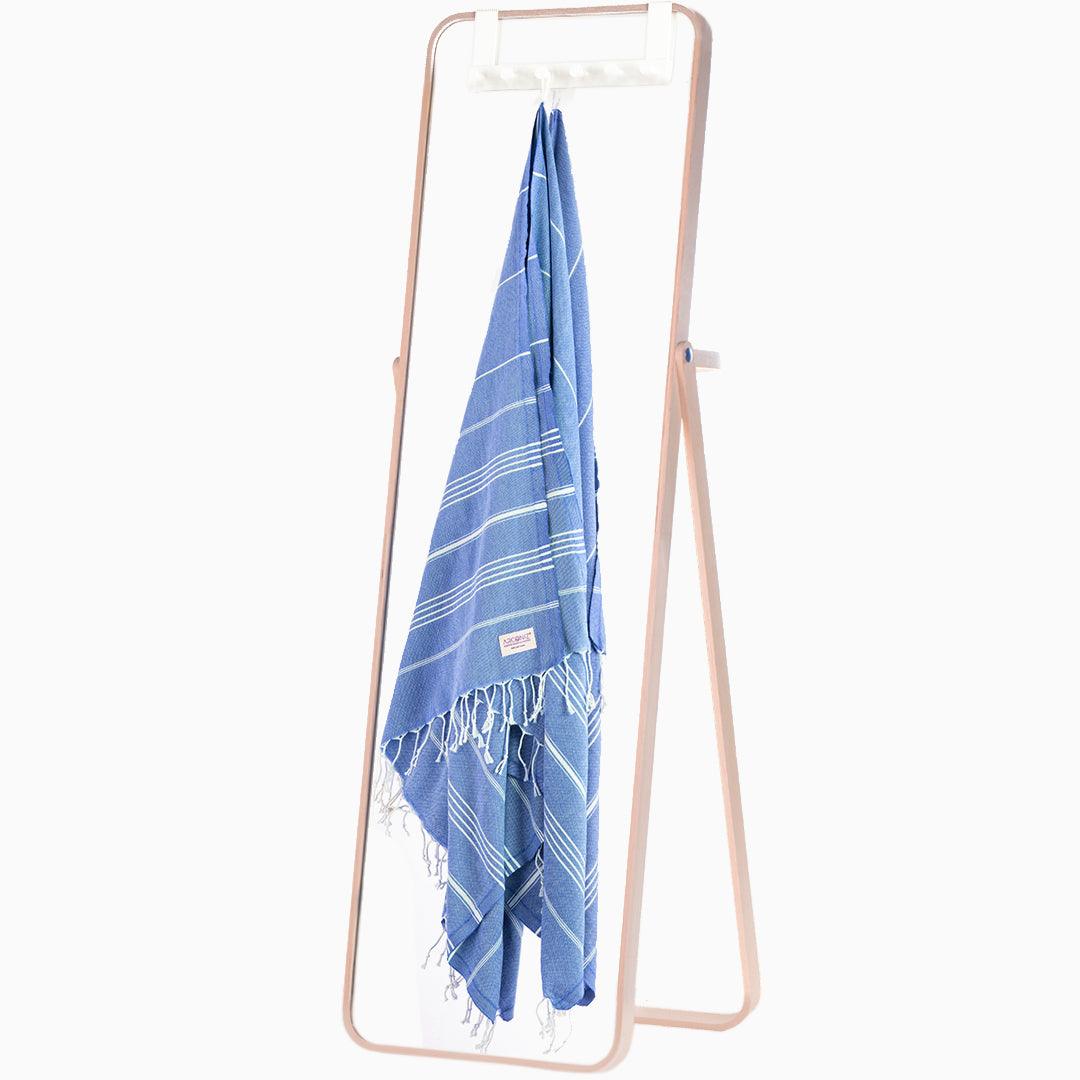 Luxurious Turkish Cotton Beach Towel Set (2 Pack) Air Blue - Sul-Pest-285-95175-2S-ArBlu - Arconiz