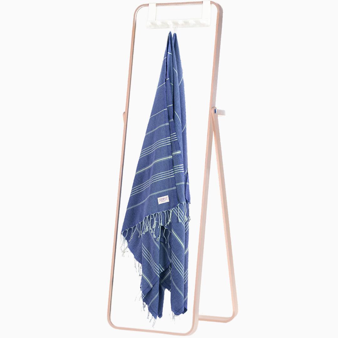 Luxurious Turkish Cotton Beach Towel Light Blue - 0T-SRM0-II8W - Arconiz