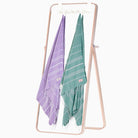 Premium Turkish Cotton Beach Towel Sultan ( Set of 4 Piece ) Purple - Teal - Sul-Pest-285-95175-4S-LL-TL - Arconiz