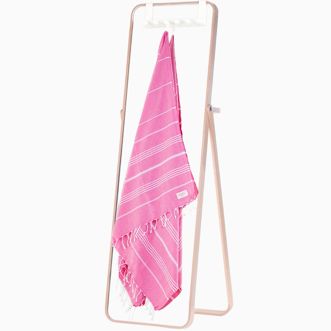 Luxurious Turkish Cotton Beach Towel Pink - 5B-ALB8-IHL0 - Arconiz
