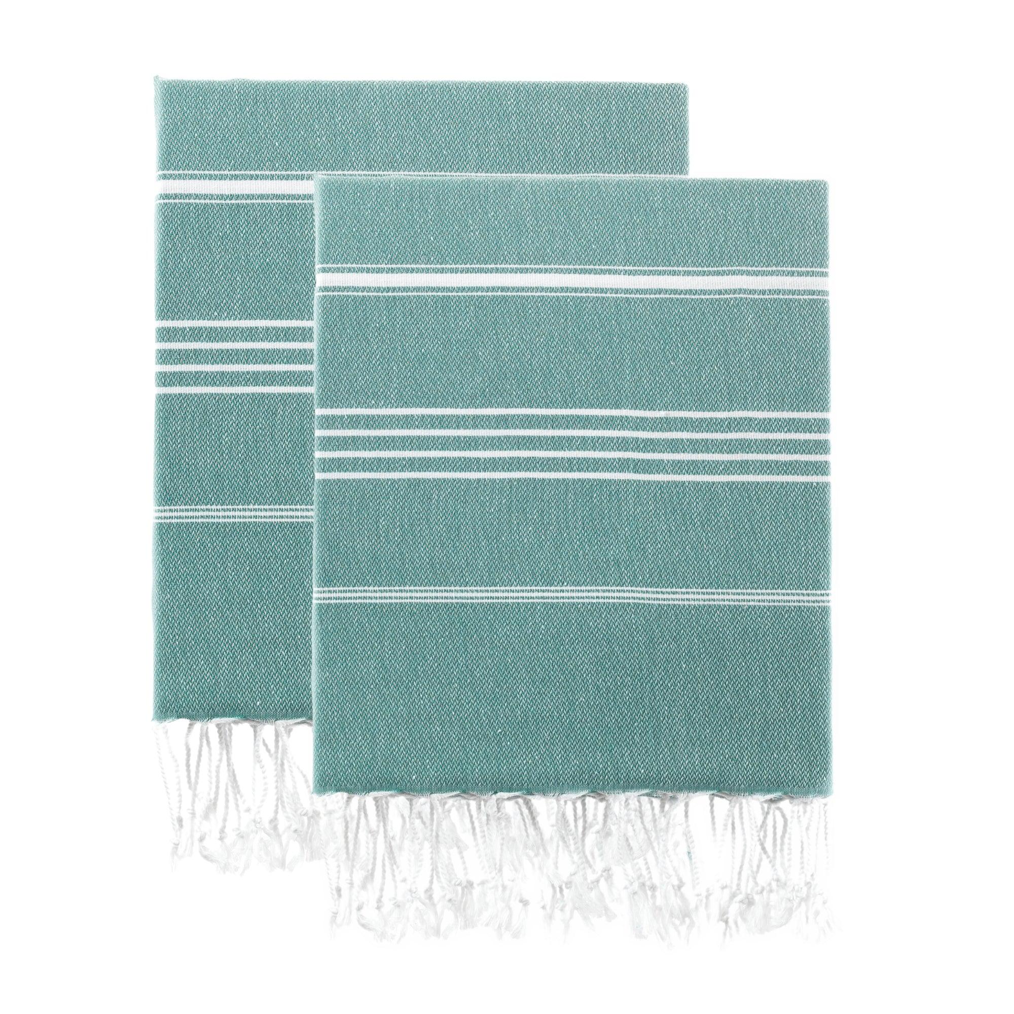 Luxurious Turkish Cotton Beach Towel Set (2 Pack) Teal - Sul-Pest-285-95175-2S-Teal - Arconiz
