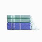 Premium Turkish Cotton Beach Towel Sultan ( Set of 4 Piece ) Air Blue - Teal - Sul-Pest-285-95175-4S-AB-TL - Arconiz