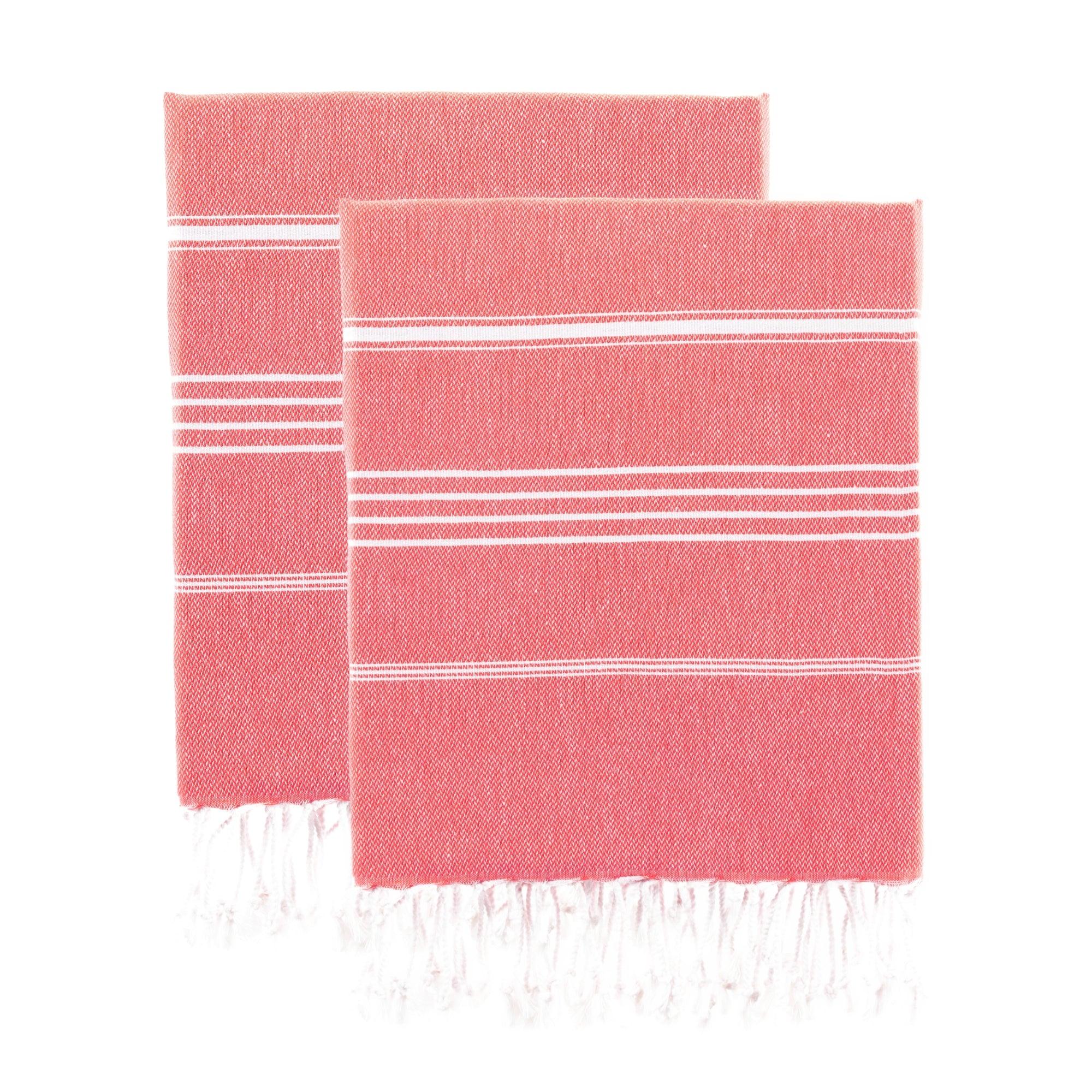 Luxurious Turkish Cotton Beach Towel Set (2 Pack) Terra Cotta - Sul-Pest-285-95175-2S-TCott - Arconiz