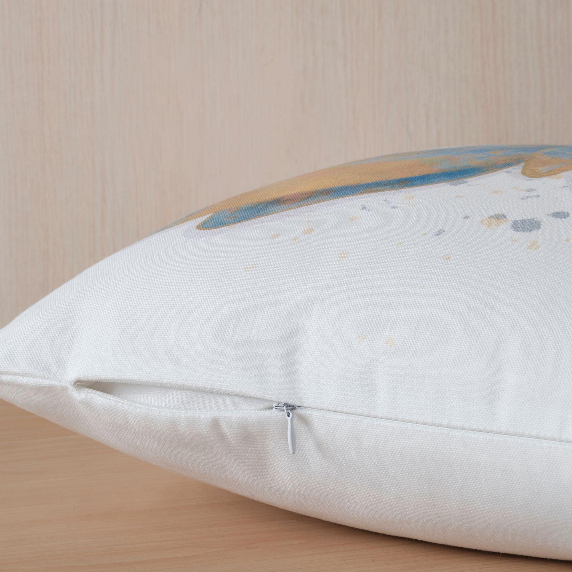 Butterfly Art Cotton Pillow Covers - THR-COVER-WHI-18.18-1.BFLY.2 - Arconiz