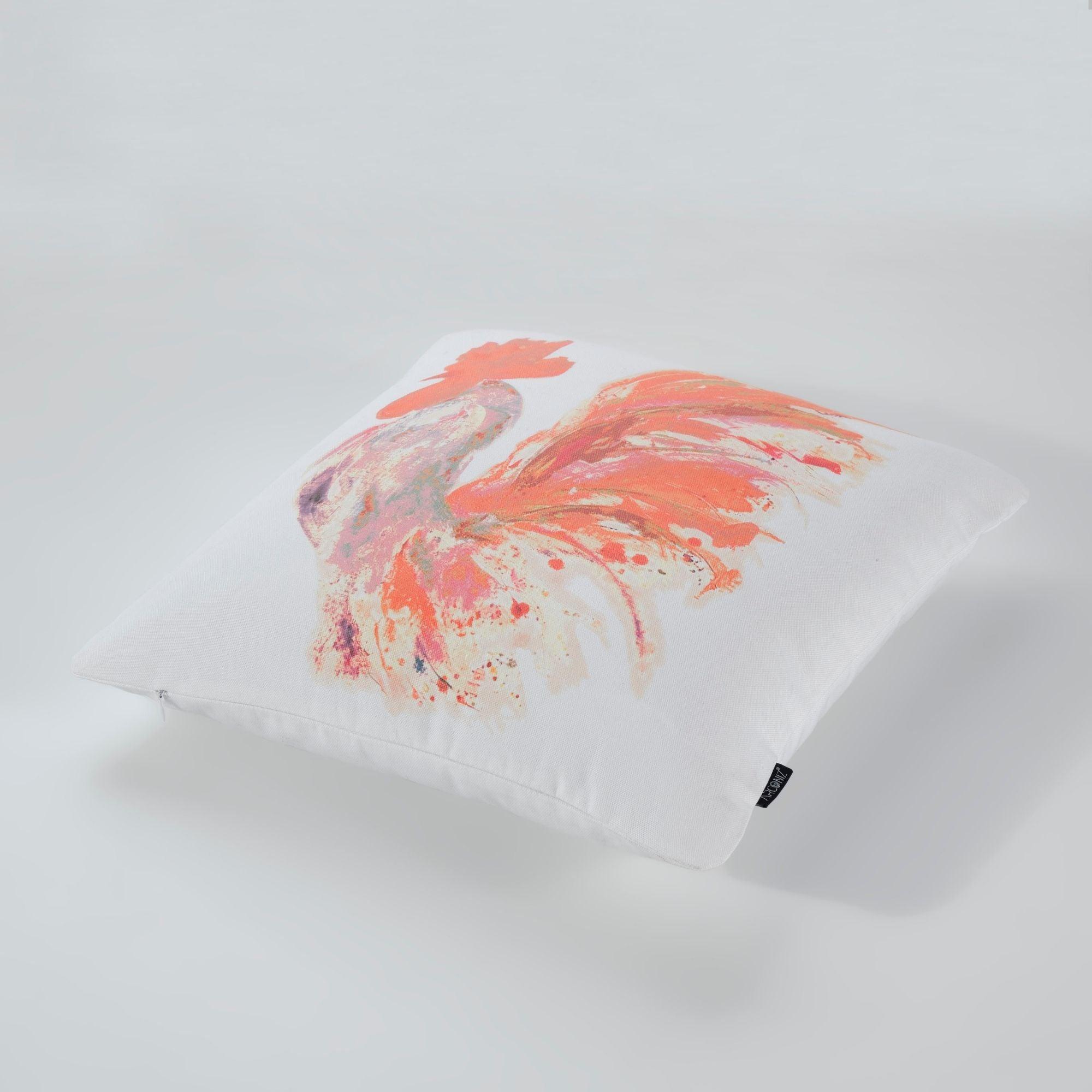 Designer Cotton Boho Throw Pillow Covers - Set of 2 - THR-COVER-WHI-18.18-1.RUS.2 - Arconiz