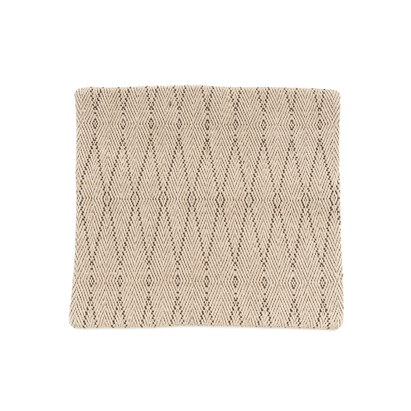 Mirror Handwoven Hemp Pillow Case, Beige Bohemian Decor - 9IHRDOK002002 - Arconiz