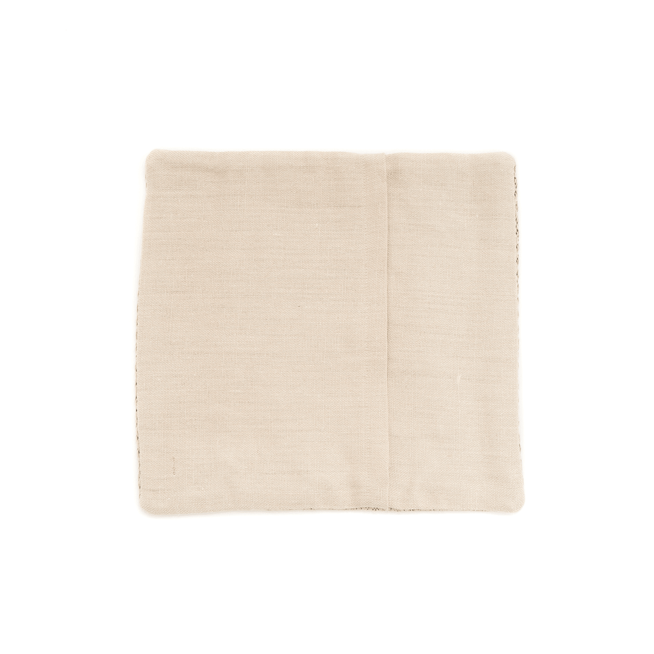 Idioms Handwoven Chevron Hemp Pillow Case Beige - 9IHRDOK002003 - Arconiz