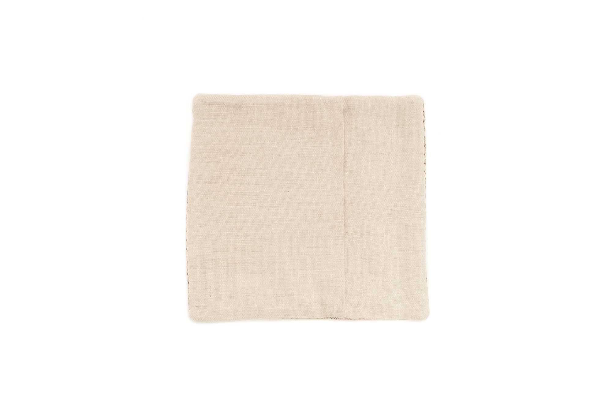 Idioms Handwoven Chevron Hemp Pillow Case Beige - 9IHRDOK002003 - Arconiz