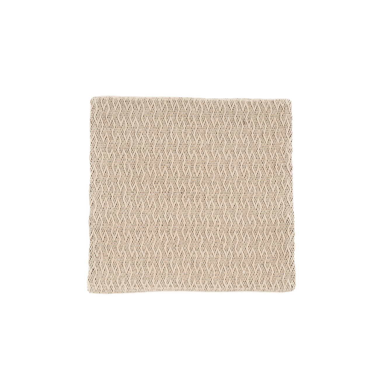 Handwoven Hemp Pillow Case, Beige Rustic Zigzag - 9IHRDOK002005 - Arconiz