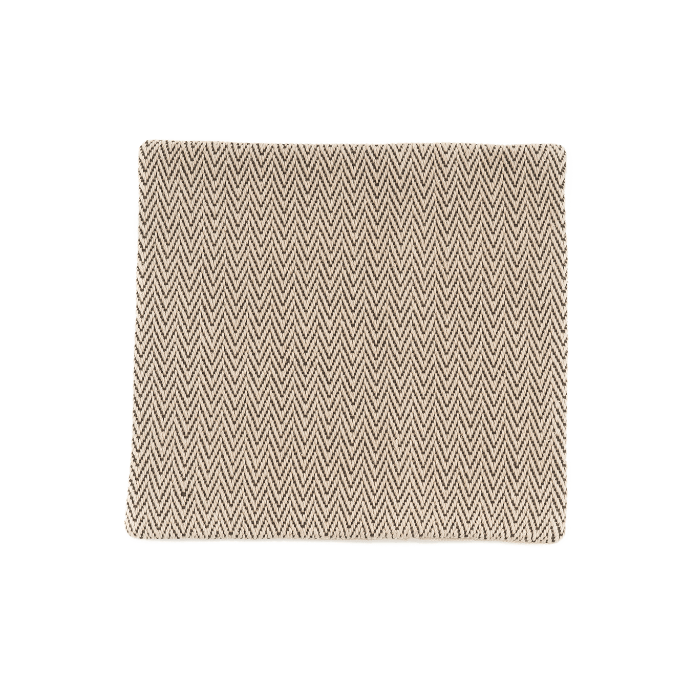 Scales Handwoven Hemp Pillow Case, Chevron Beige - 9IHRDOK002006 - Arconiz