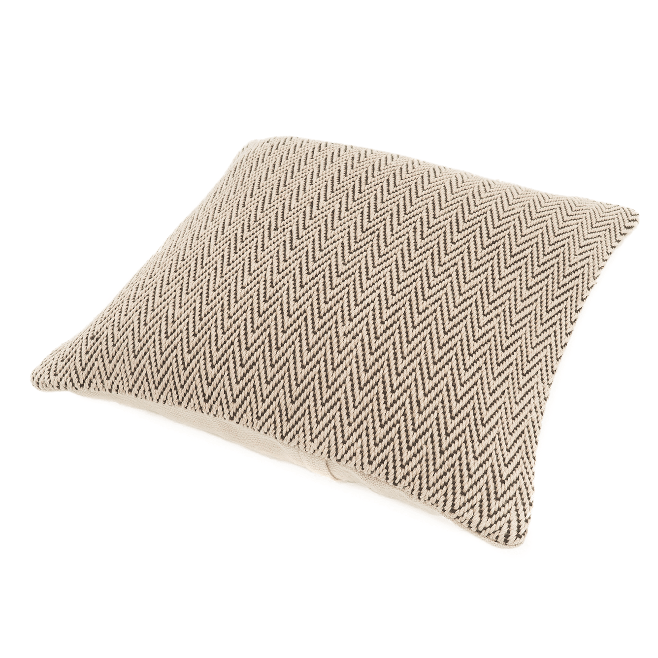 Scales Handwoven Hemp Pillow Case, Chevron Beige - 9IHRDOK002006 - Arconiz