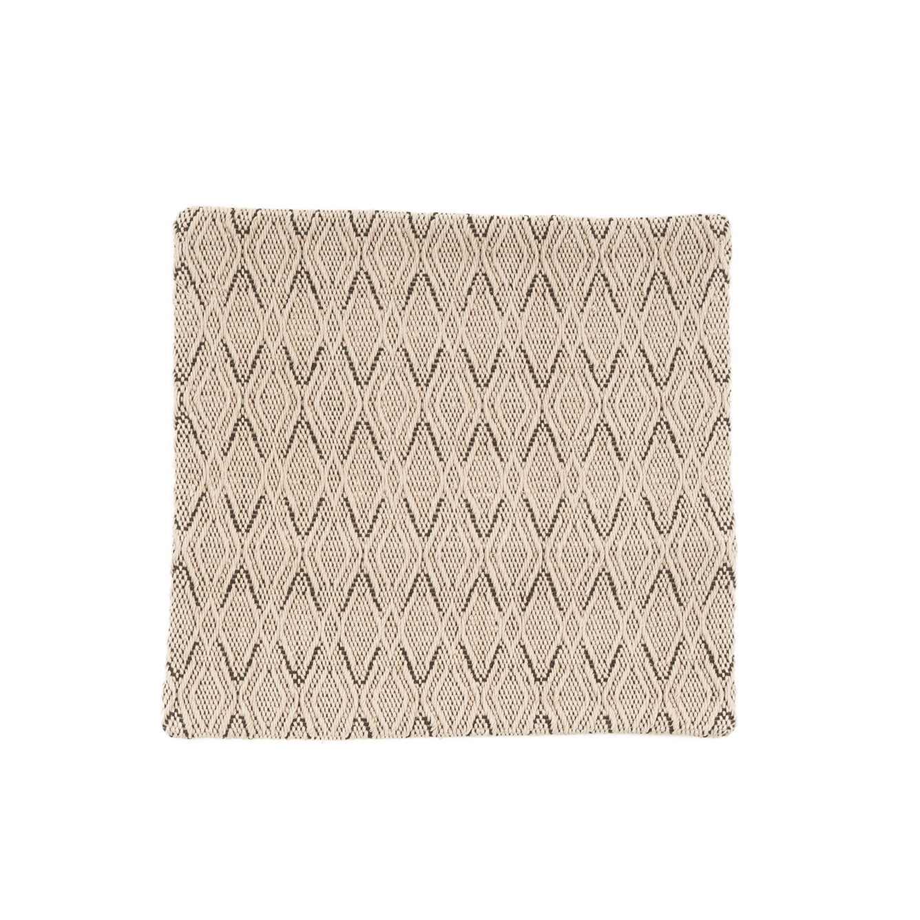 Fog Handwoven Hemp Pillow Case, Bohemian Diamond-Weave Beige - 9IHRDOK002009 - Arconiz