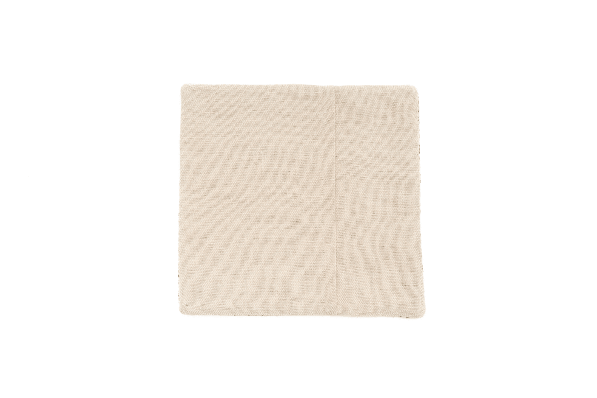 Handwoven Hemp Pillow Case, Beige - 9IHRDOK002011 - Arconiz