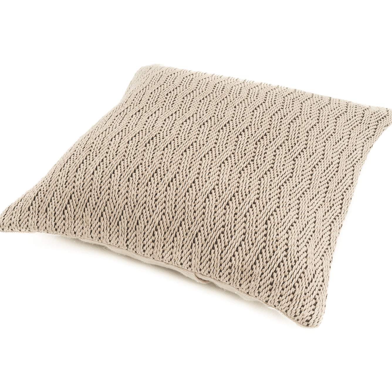 Handwoven Hemp Pillow Case, Beige - 9IHRDOK002011 - Arconiz