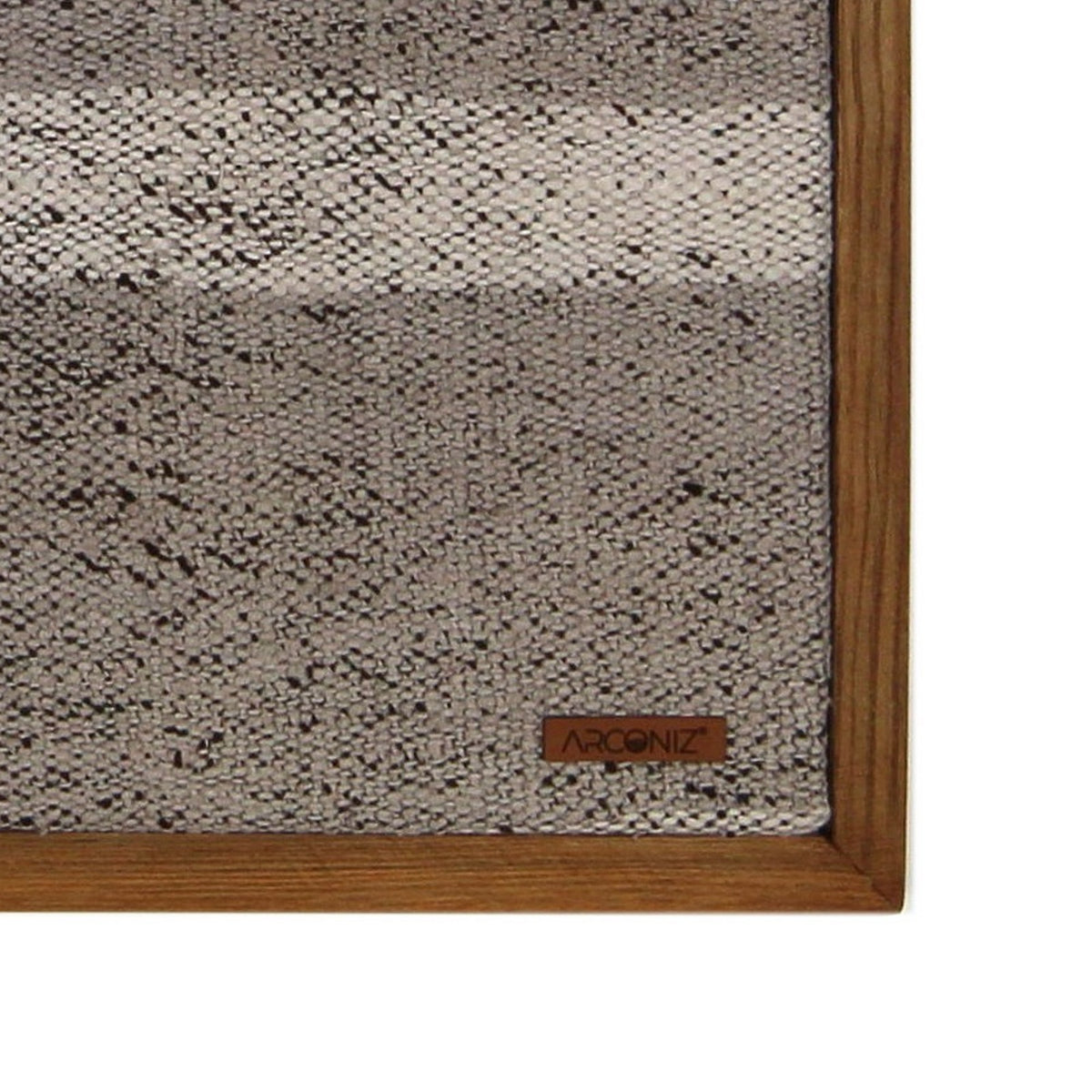 Solid wood frame corner and Arconiz maker's label - WA-BUL-CRE-5050-041