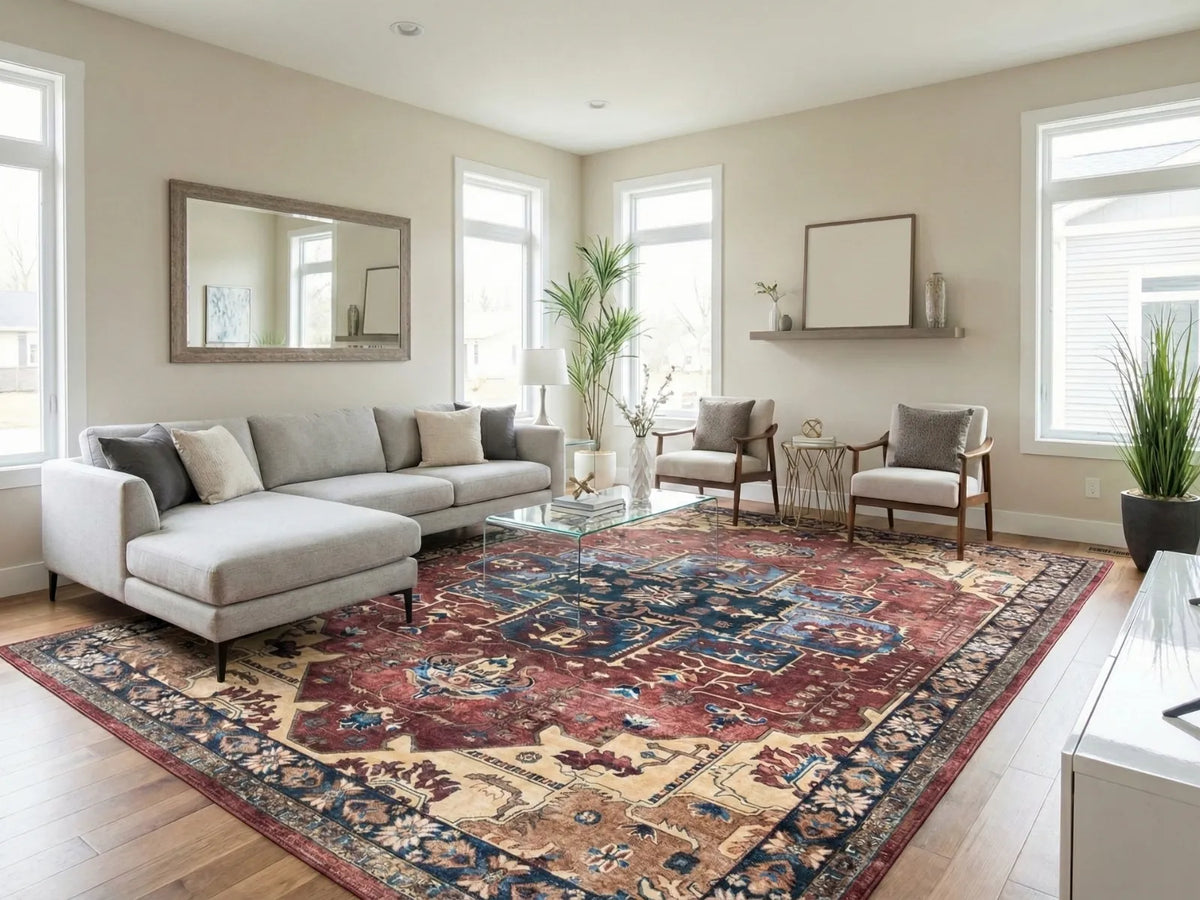 10 Living Room Rug Size Tips to Make Your Space Look Bigger – Arconiz