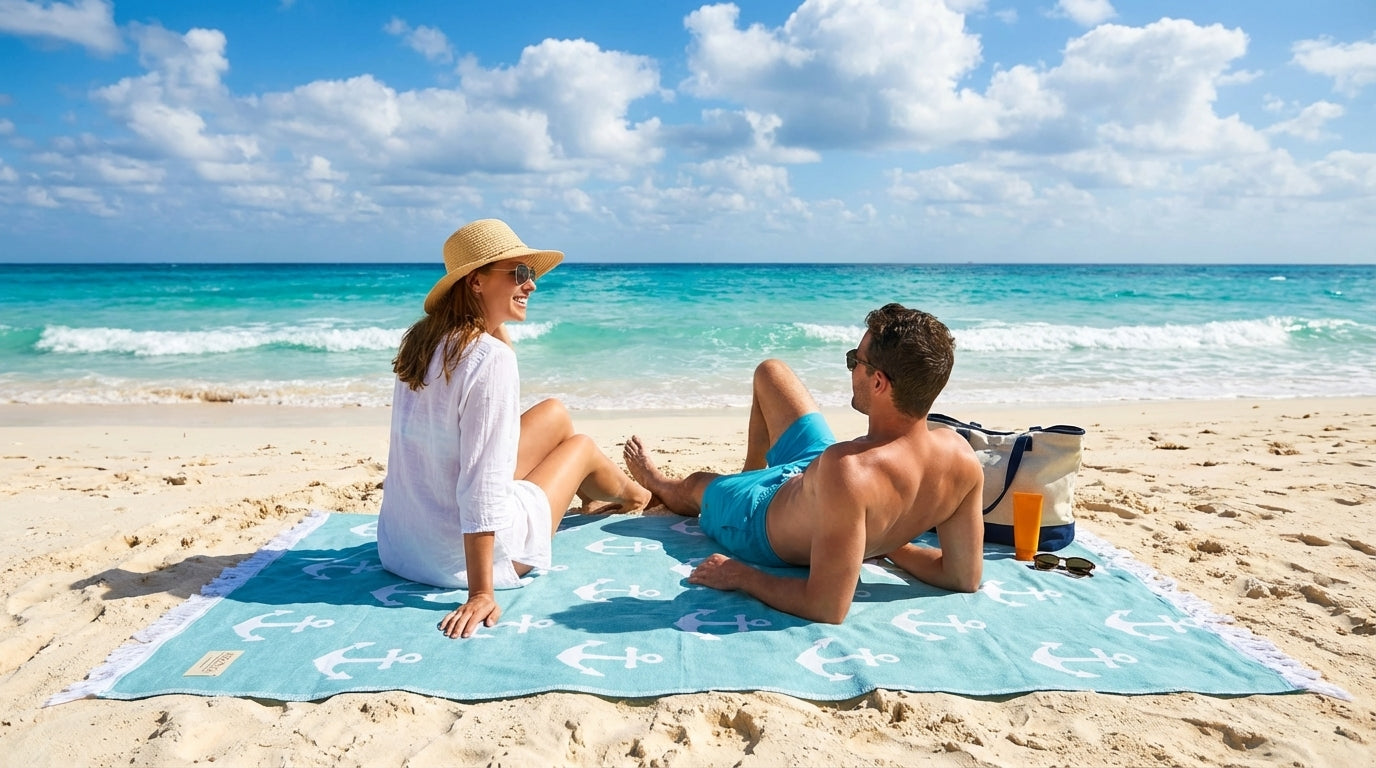 Perfect Beach Towels for Couples Size & Style Guide