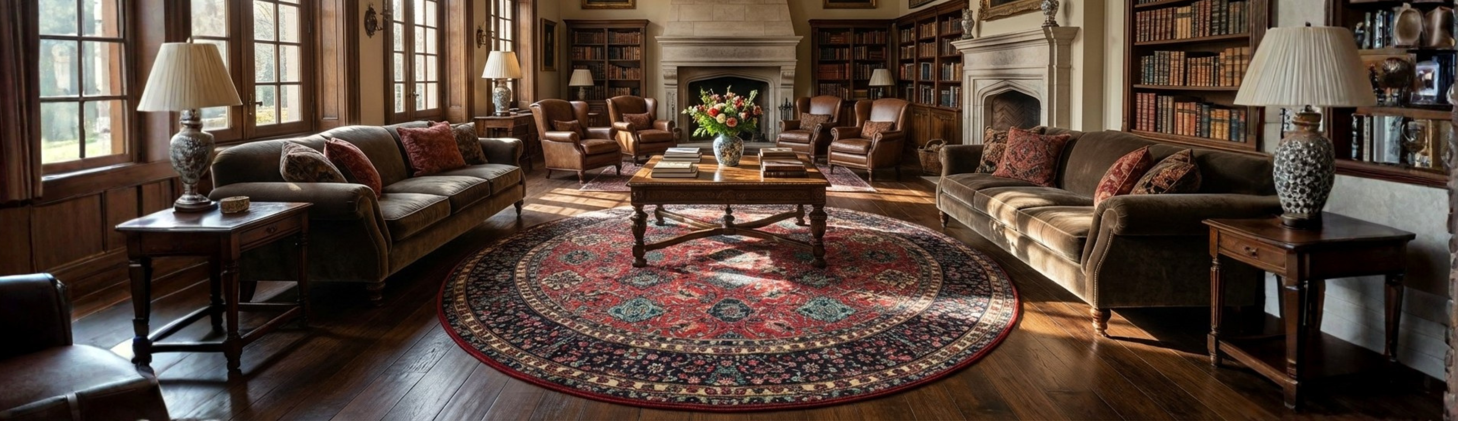 round area rugs