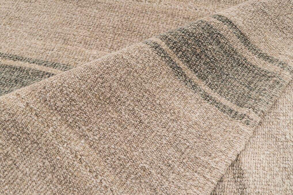 Hemp Bouquet Handwoven Vintage Hemp Rug, Anatolian - 01-00008 - Arconiz