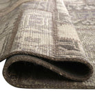 Vintage Dustveil Blue Turkish Patchwork Rug - TUR-GRAY-PAT-810-003 - Arconiz