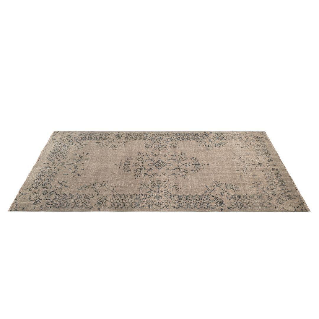 Vintage Beige Turkish Medallion Rug - TUR-BEI-HER-59-002 - Arconiz