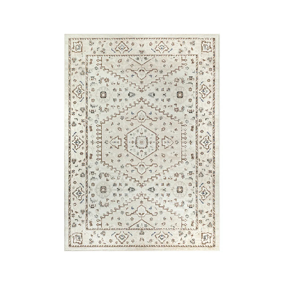 Grey/Blue Medallion Area Rug
