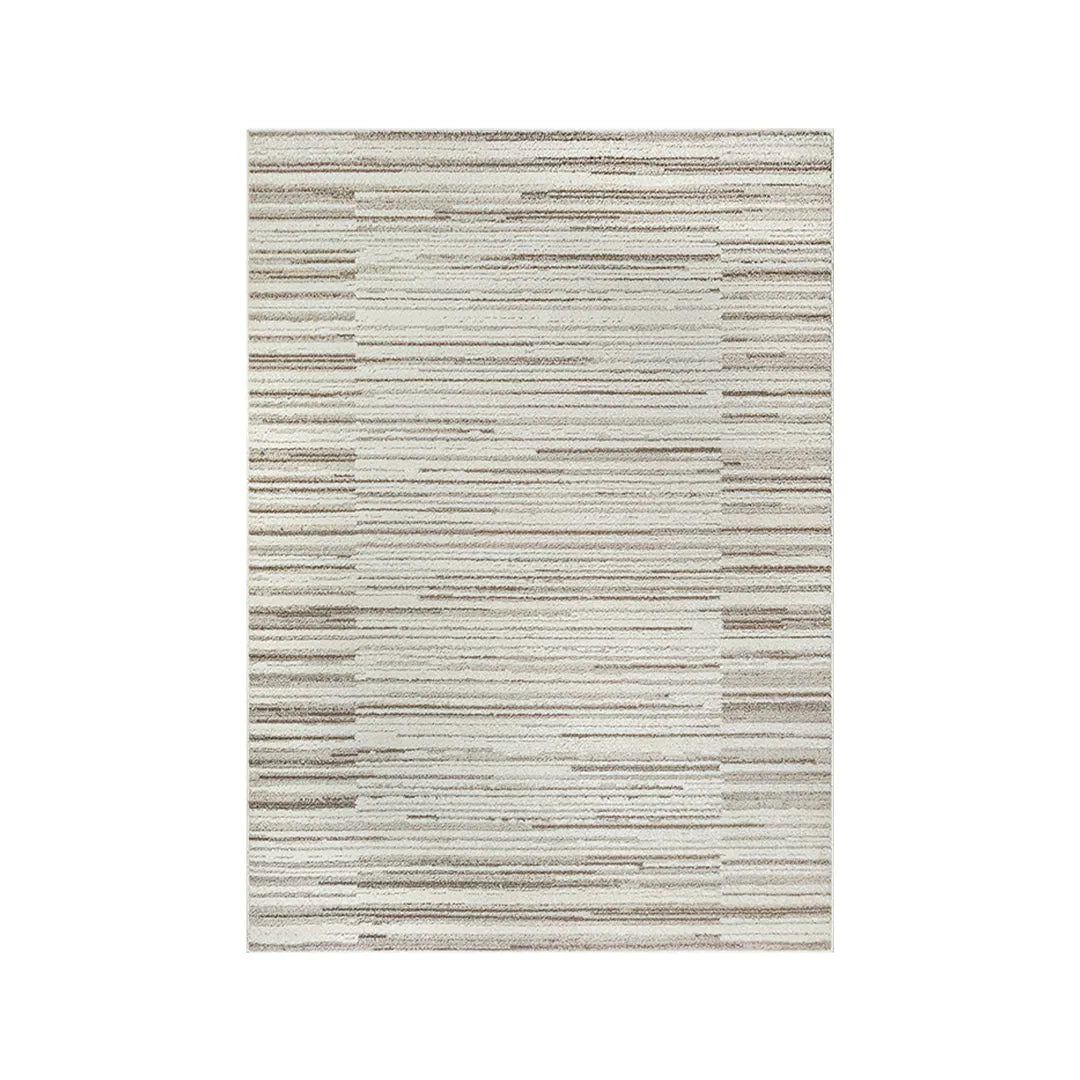 Neutral Linear Stripe Area Rug