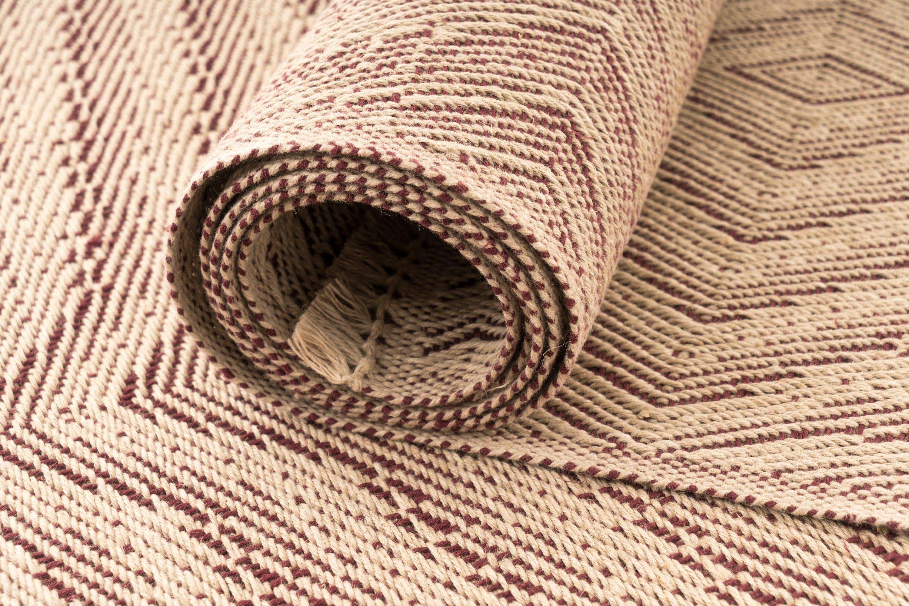 Waves B Handwoven Hemp Placemat & Table Runner Set - 9IHRDOK001050 - Arconiz