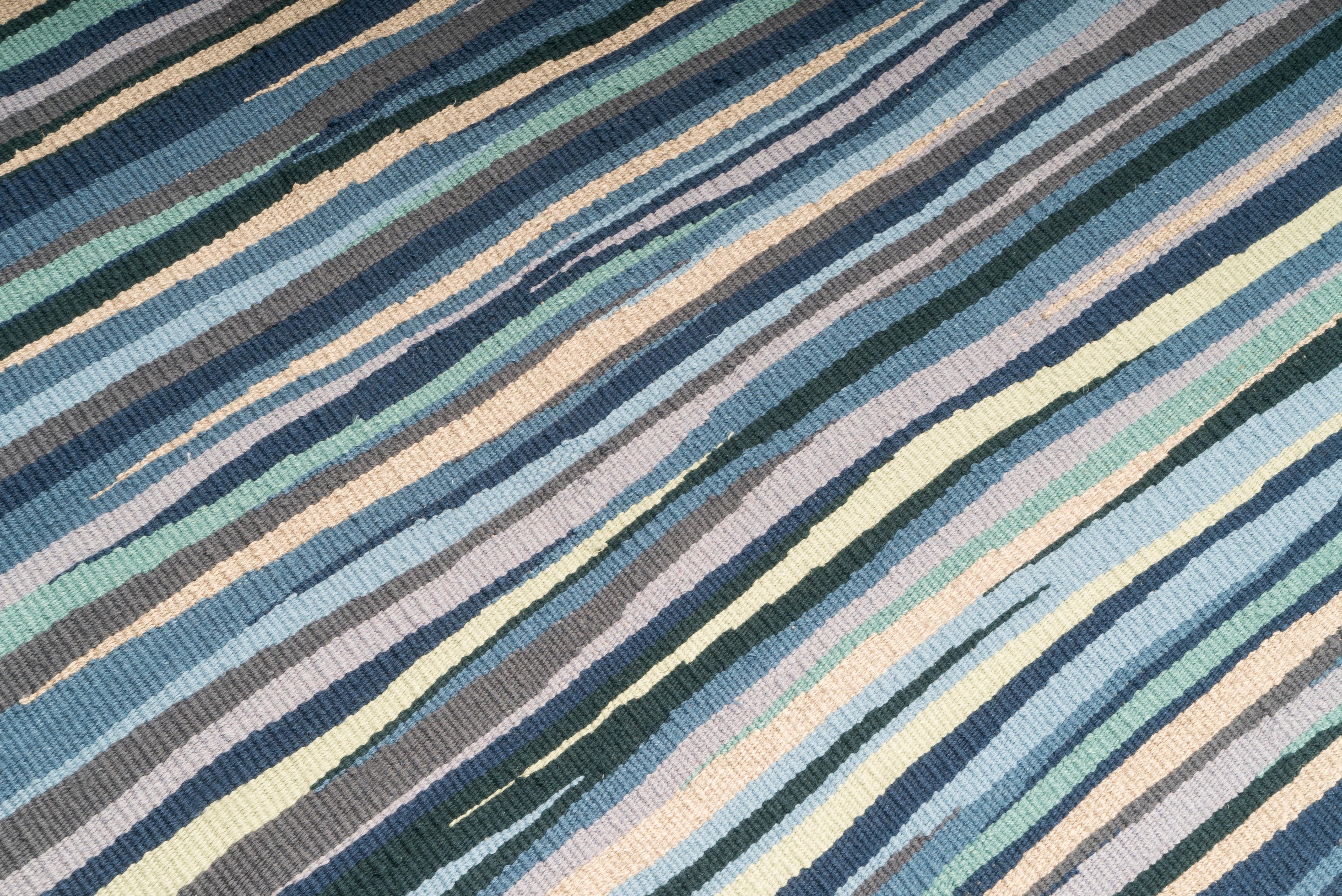 Illusions of Color Handwoven Hemp Designer Rug - 9IHRDOK004009 - Arconiz