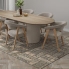 Vintage Dustveil Blue Turkish Patchwork Rug - TUR-GRAY-PAT-810-003 - Arconiz