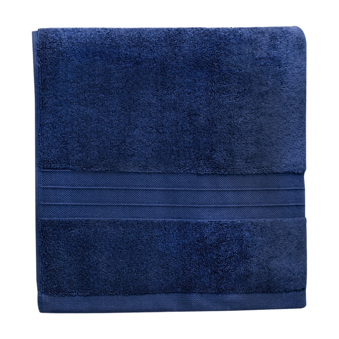 Turkish Cotton Luxury Bath Towel - Navy Blue Arconiz