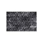 Modern Abstract Area Rug in Charcoal Gray and Graphite, available in 3x5 and 8x10 sizes