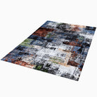 5x7 or 8x10 Multicolor Abstract Area Rug with high pile height, soft underfoot, durable for high traffic areas, no shedding, thick and high density.