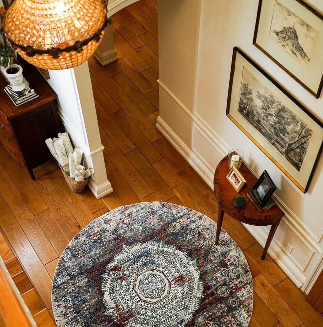 Durable Area Rugs for High Traffic, Grey - DIA-27236-MUL-5X7-5.1 - Arconiz