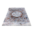 Durable high traffic grey area rug with soft high pile height, non-shedding, high-density, luxurious feel underfoot available in 5x7, 8x10, and round sizes