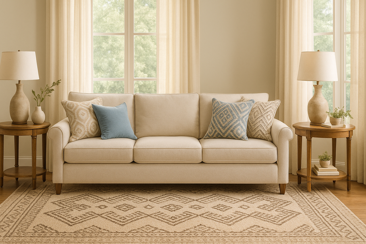 Arconiz washable rugs styled in a real home