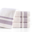 Jacquard Turkish Cotton Bath Towels - 4 Piece Set Arconiz