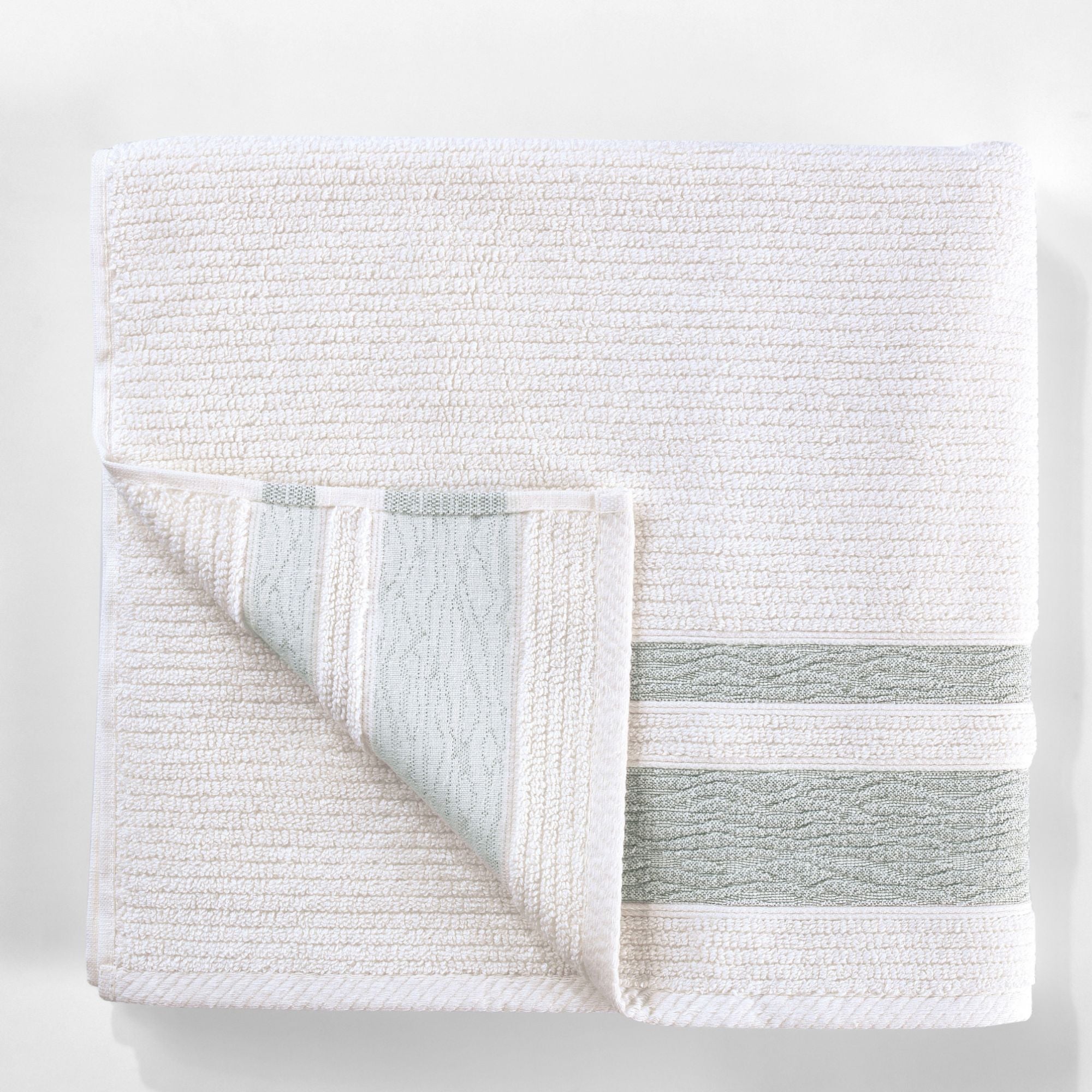 Jacquard Turkish Cotton Bath Towels - 4 Piece Set Arconiz